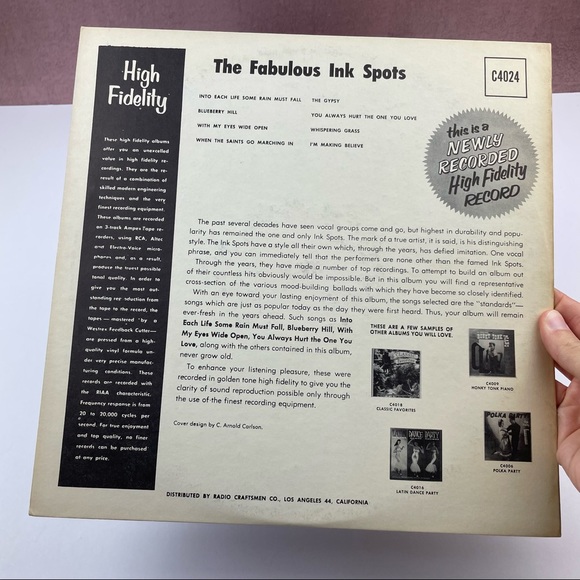 Vintage The Fabulous Ink Spots Vinyl Music Record - Picture 4 of 6